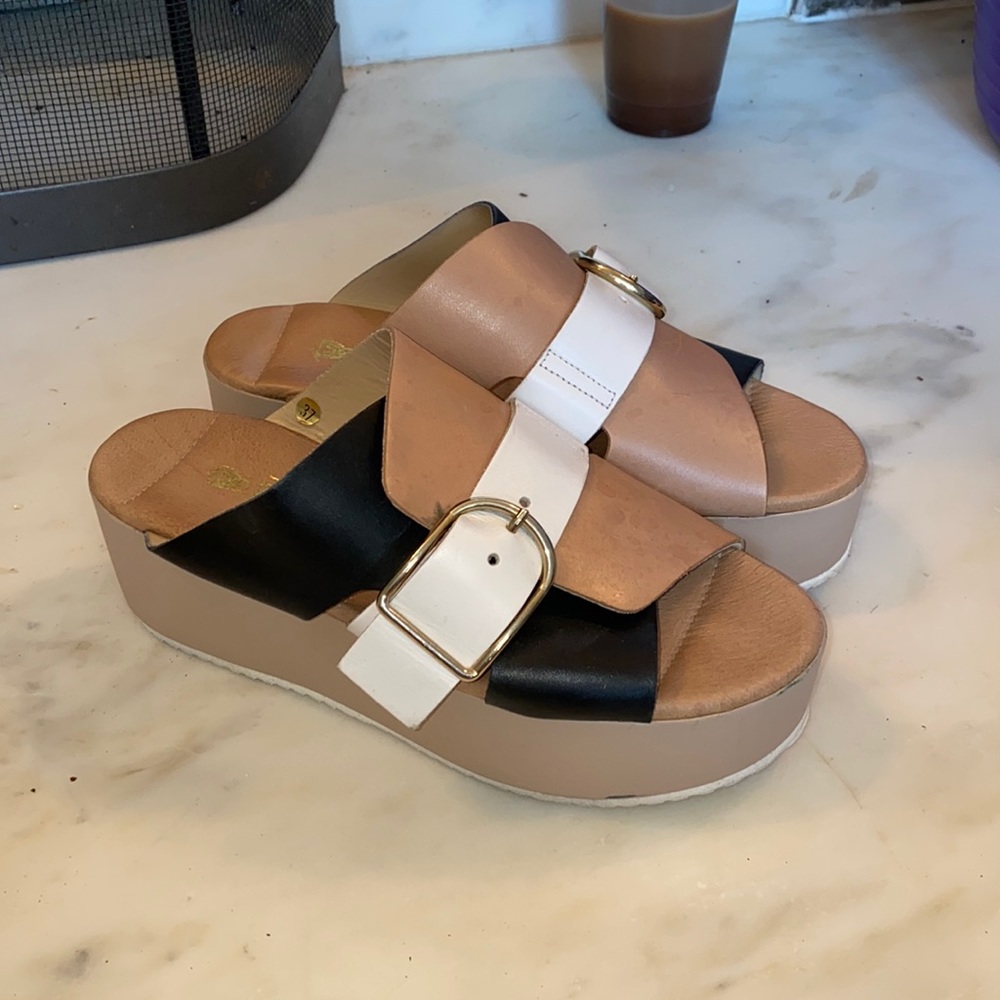 Cinti Leather wedges